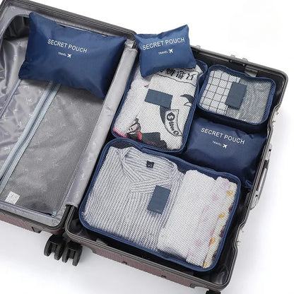 LUGGO - Lot de 6 sacs de rangement pour valise - LUGGO
